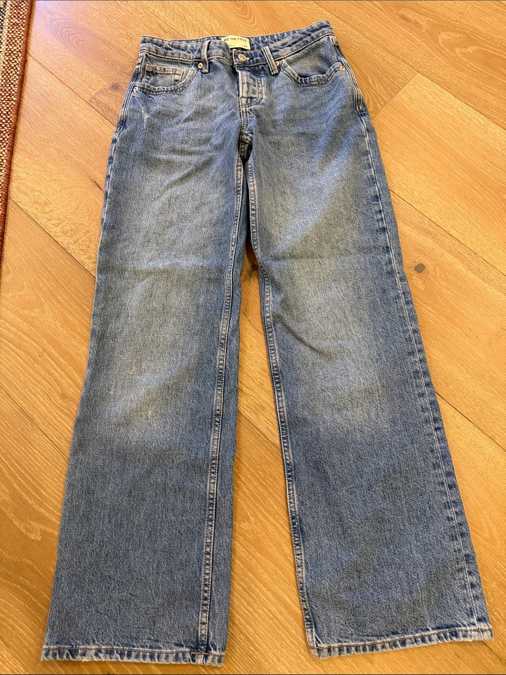 Free People TN Low Rise Boyfriend Jeans